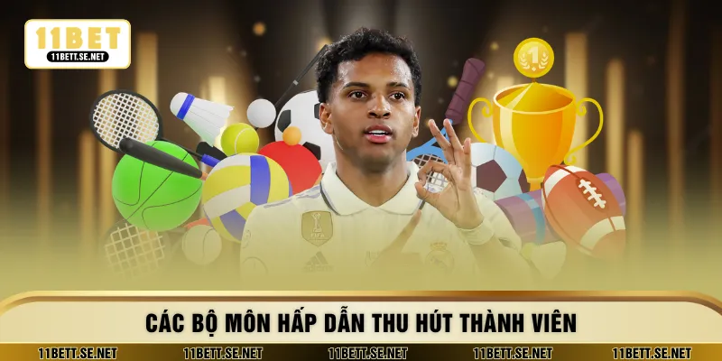 Các bộ môn hấp dẫn thu hút thành viên