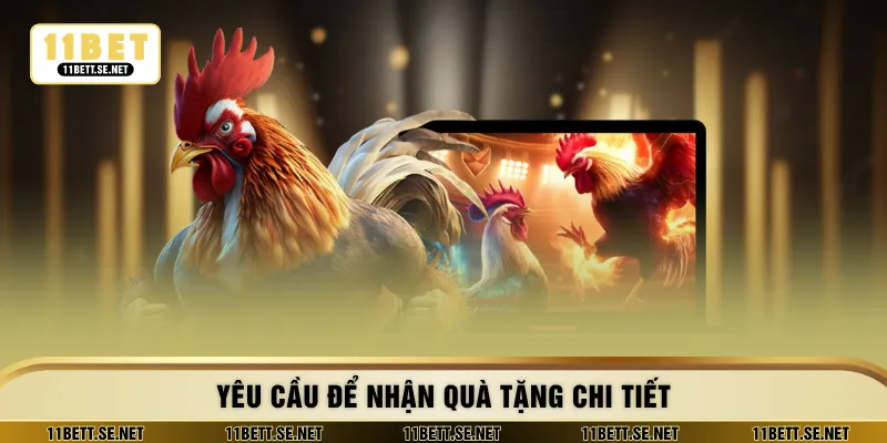 Yêu cầu để nhận quà tặng chi tiết